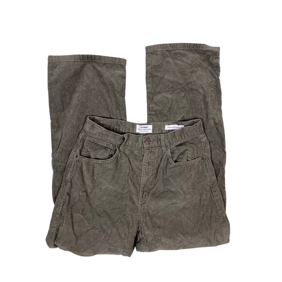 Cotton:On Pants - Cotton:On Women’s Corduroy Straight Leg Pants Light Green Size 6–8 Cottagecore